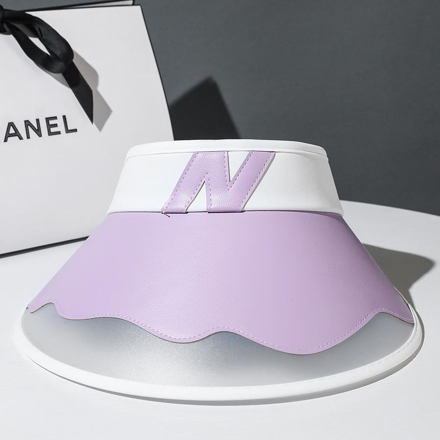 Hat Style Versatile Fashionable Ventilate Womens Wide Brimmed Sun Hatscaps