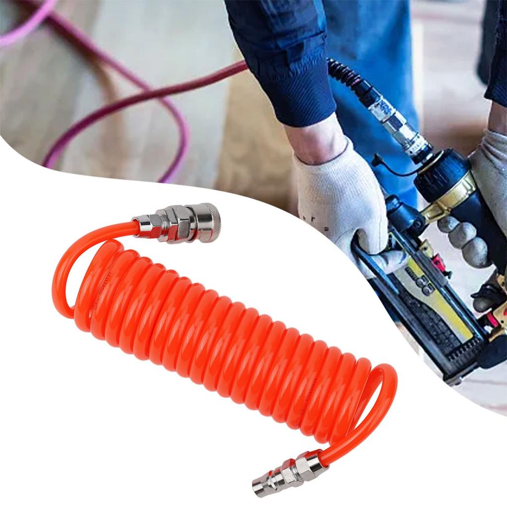 High Pressure Resistance Pneumatic PU Telescopic Spring Tube Pneumatic Hose Synthetic Metal Casting Outer Diameter
