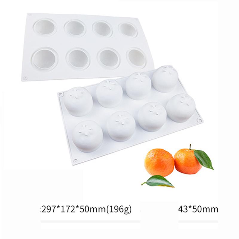 Ananas Päron Persika Fruktserie Tårta Silikonform Mango Apelsin Bakning Mousseform Jordgubb Fransk Dessert Moussetårtsform