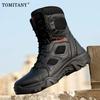 Men Shoes  Winter Men Combat Tactical Boots Ankle Work Safety Shoes Special Force Army Boots Male Waterproof Motorcycle Shoe
