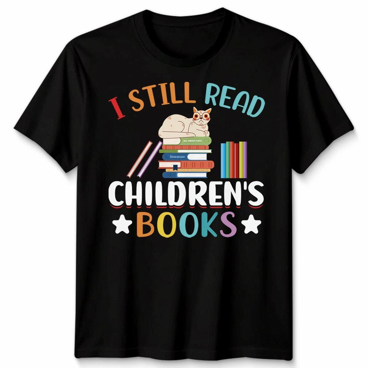 

I Still Read Children S Books Unisex Tshirt Elephant Tee World Book Day Gift 110