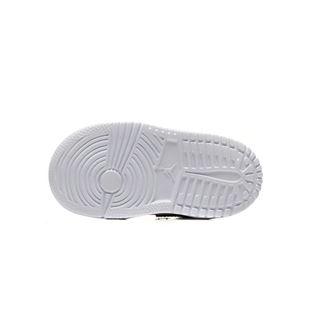 Jordan Air Jordan 1 Slip Resistant Cushioning Mid top Toddler Shoes White Red Infant And Toddler AR6352-173