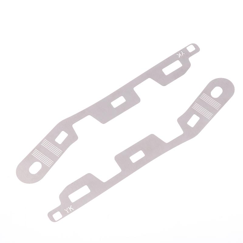 2Pcs Front Bumper Repair Metal Plate Buckle Broken Opening Rotten Buckle Repairer Bracket For Verna 2010-2016