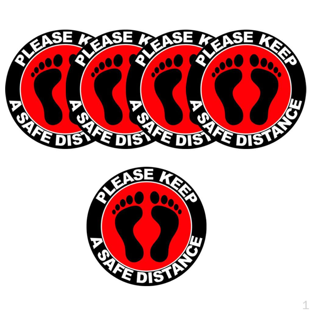 Distancing Floor Decals Keep Distance Sign Maintain Marker Style2
