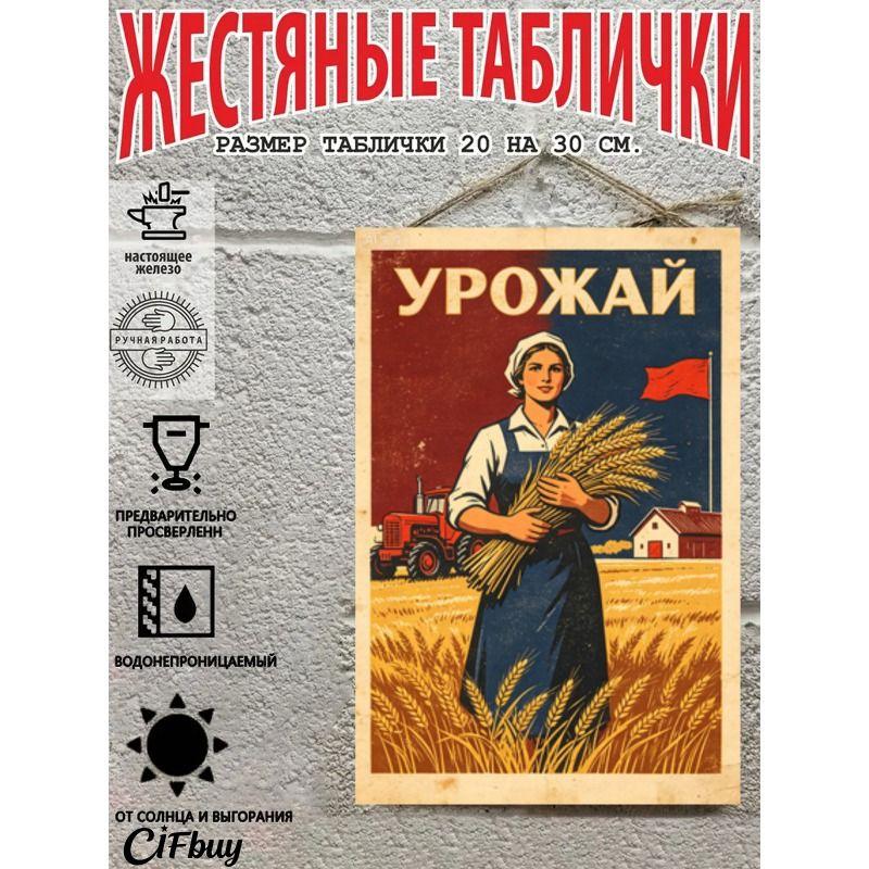 Metal Wall Poster 20x30cm