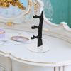 3 Layers Glasses Display Stand Black Space Saving Desktop Organizer Easy Access Eyeglasses Rack for Living Room Bedroom Office