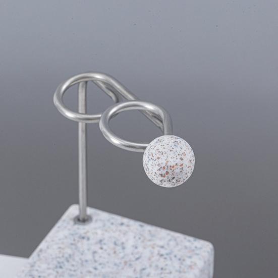 Toothbrush Holder Metal Toothbrush Organizer with Base High Strength Space Saving Bathroom Countertop Toothbrush Organizer