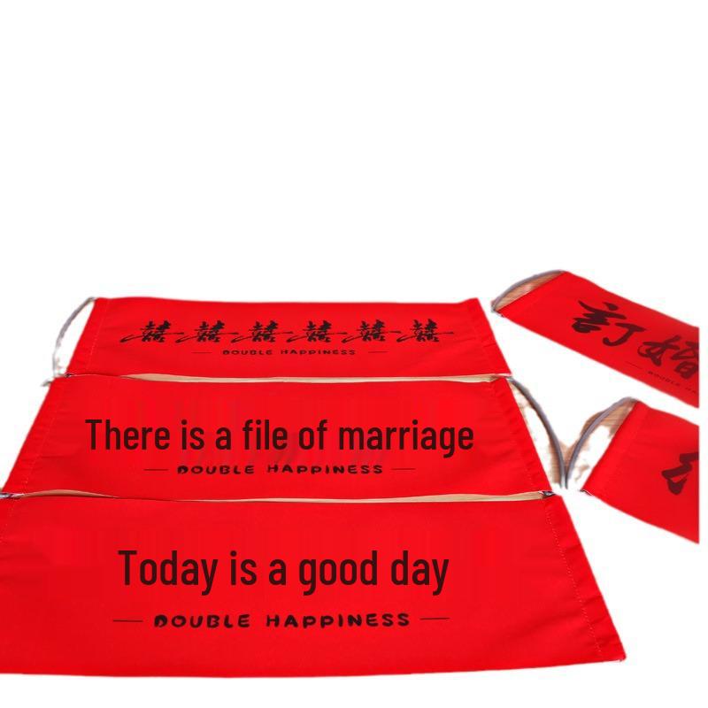 Hand-Drawn Wedding Photo Props Banner for Bride and Bridesmaids Engagement Game