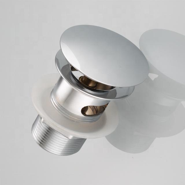 Custom Factory 1-1/4 Brass Pop up Basin Drain Click Clack Basin Drain for Bathroom