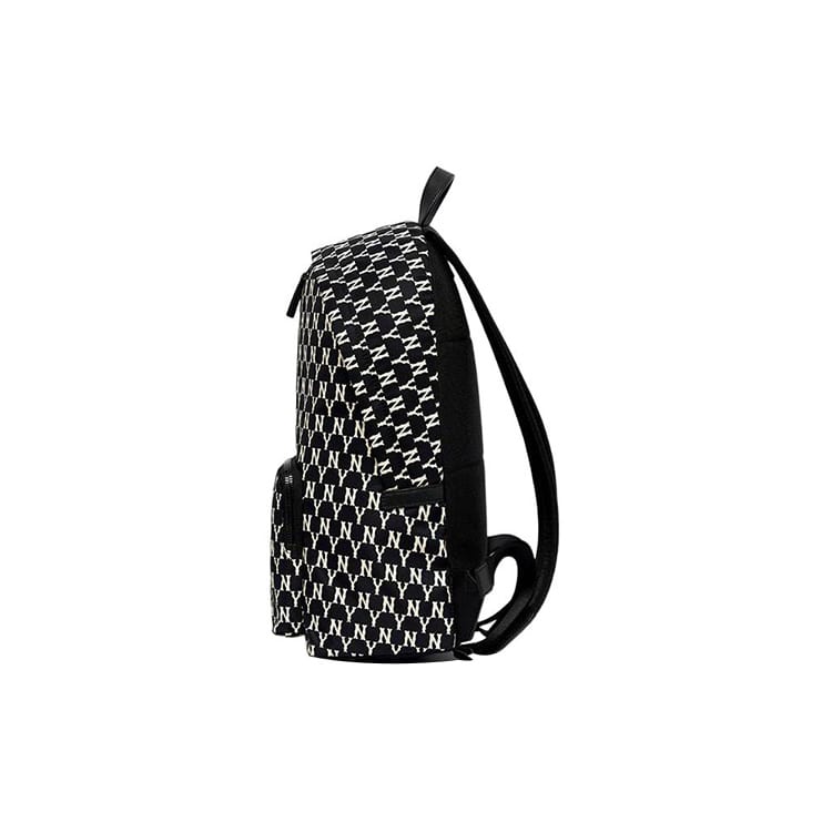 MLB Monogram Polyamide Backpack Unisex Black 3ABKL021N