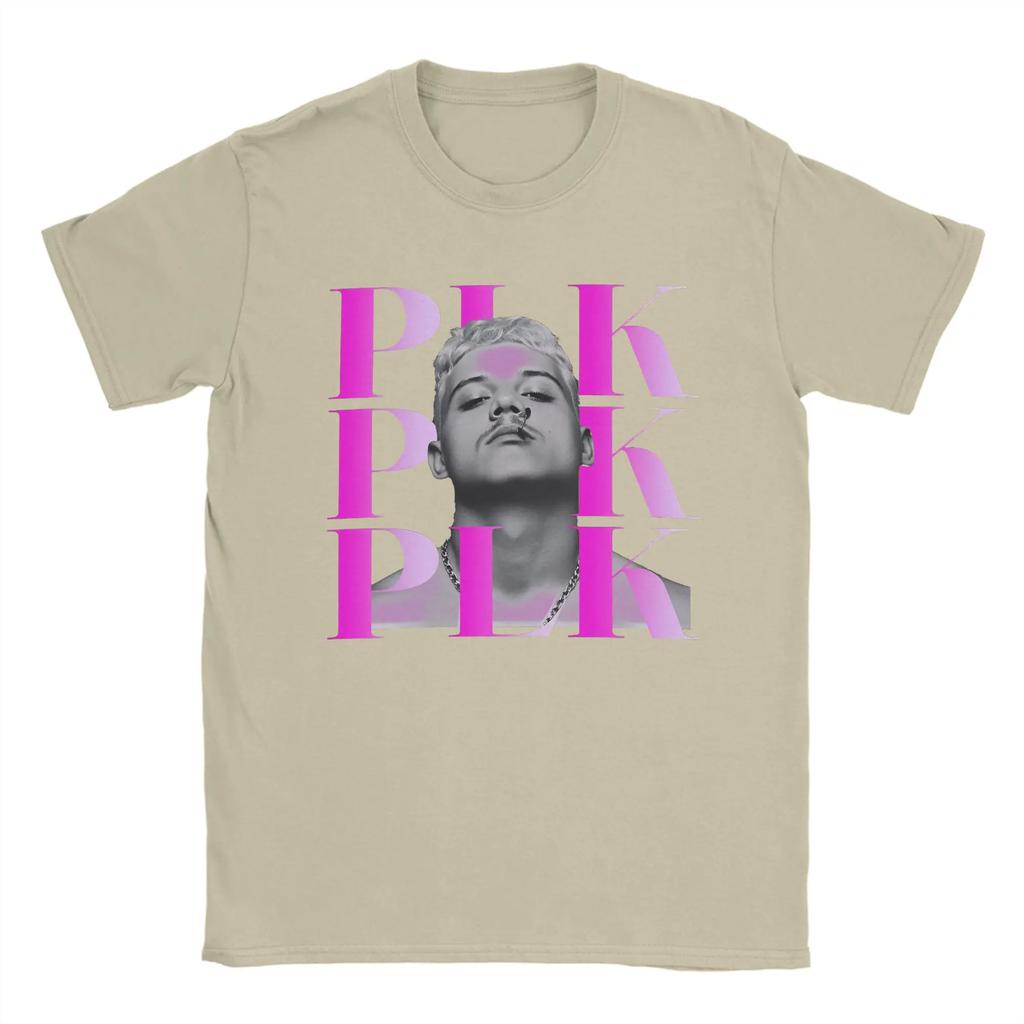 Rapper Plk Face T Shirt for Men 100% Cotton Funny T-Shirt Crewneck  Tee Shirt Short Sleeve Clothing Plus Size