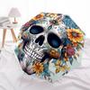 1pc Day of the Dead Floral Skull Umbrella with Plastic Handle,Suitable for All Seasons Home Travel Outdoor UmbrellaDD1574