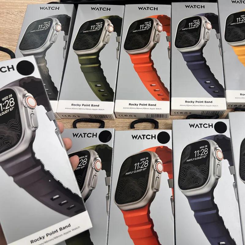 Trail Loop Strap for Apple Watch Band Ultra 2 49mm 46mm 45mm 44mm 42mm Sport Rubber Bracelet Iwatch Series 10 9 8 7 6 SE 5 4