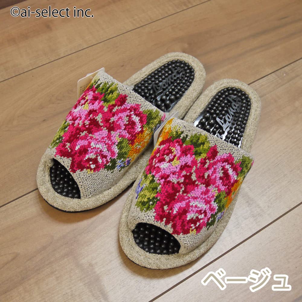 Medium Made in these healthy slippers feature a chenille weave and are suitable for feet up to They feature a rose open and are perfect for indoor and