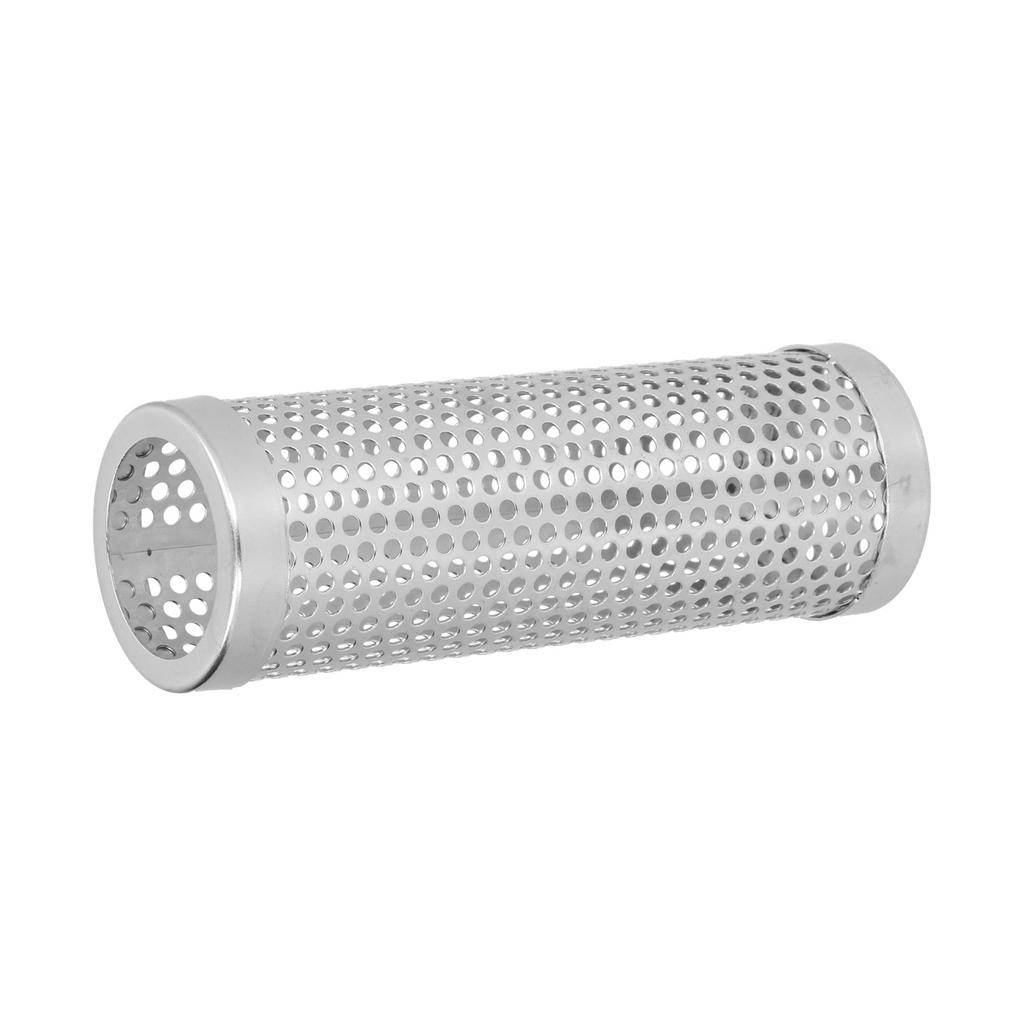 Smoker Box Cylindrical Detachable Large Capacity Fruit Wood BBQ   Smoker Tube for Outdoor Camping