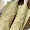 Women's Floral Cotton Pajama Pants - Breathable, Comfortable, Nine-Point Length for Spring and Autumn.