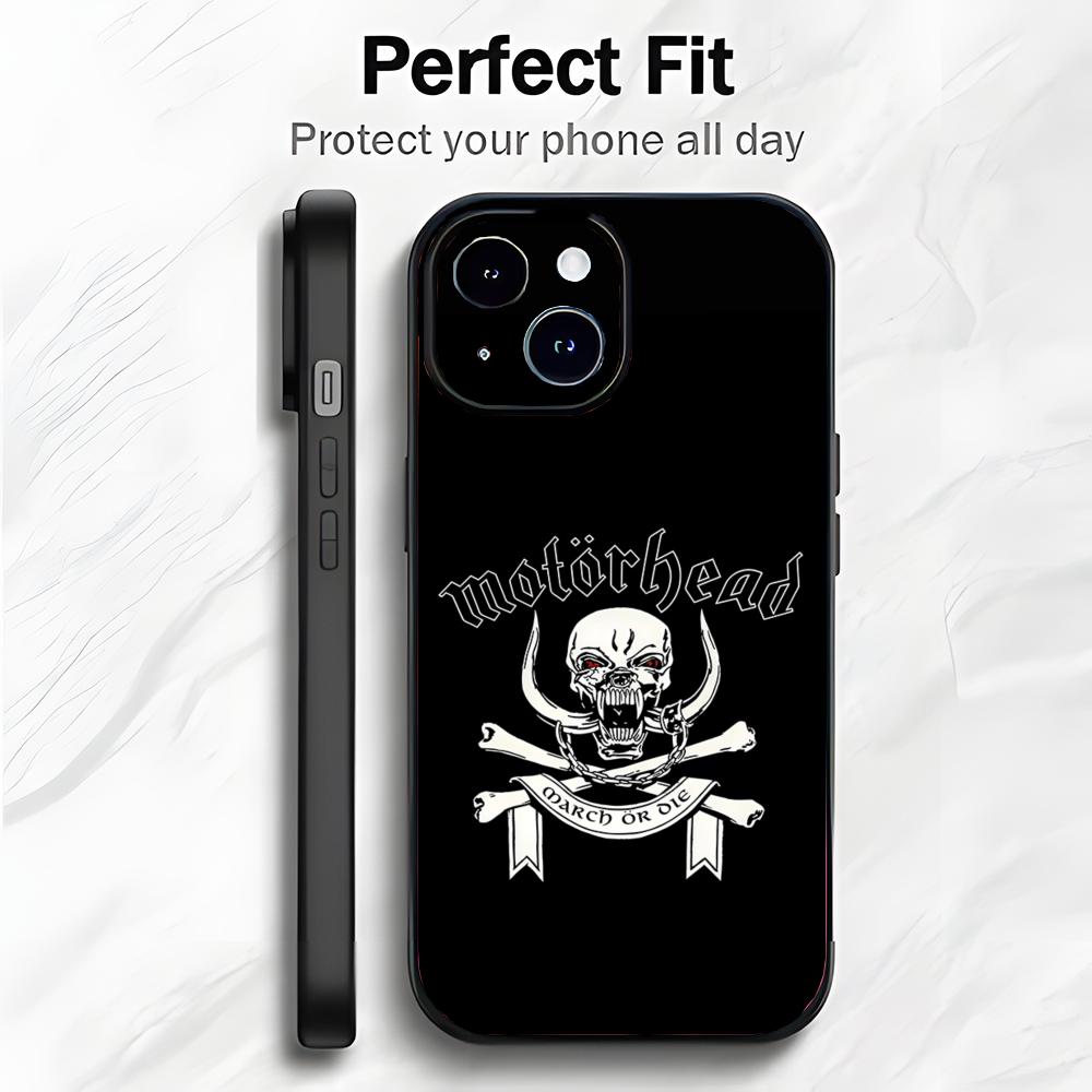 Loud Classic Band M-Motorhead Phone Case Phone Case Soft Packaging Lightweight For iPhone17 16 15 14 13ProMax