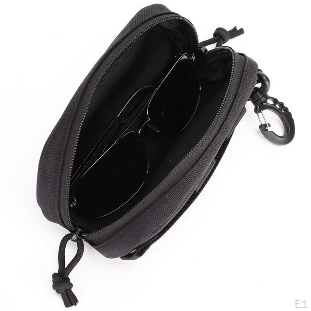 Box Storage Nylon Eyeglasses Hard Case with D Rings