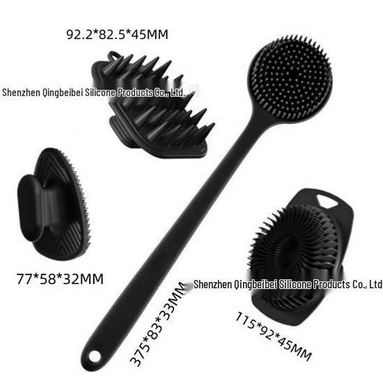 Upgraded Silicone Exfoliating Bath & Scalp Scrubber