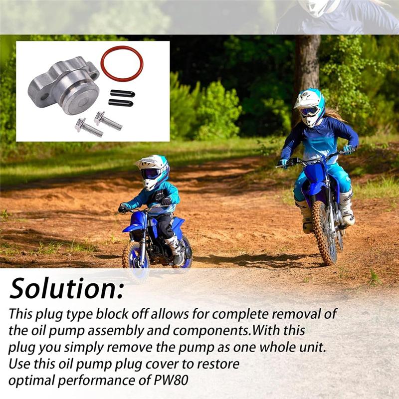 Ac29-Oil Pump Plug Cover For PW50 PW80 Y-Zinger 1981-2024 With Oil Pump Plug O Ring