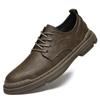 Men's Cowhide Leather Casual Work Shoes - New Formal Business Style