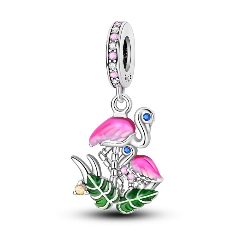 Kupfer Einhorn Fee Insekt Blume Perlen Anhänger Passend Kompatibel Mit Pandora Authentischen Armbändern DIY Schmuck Geburtstagsgeschenk Jubiläum