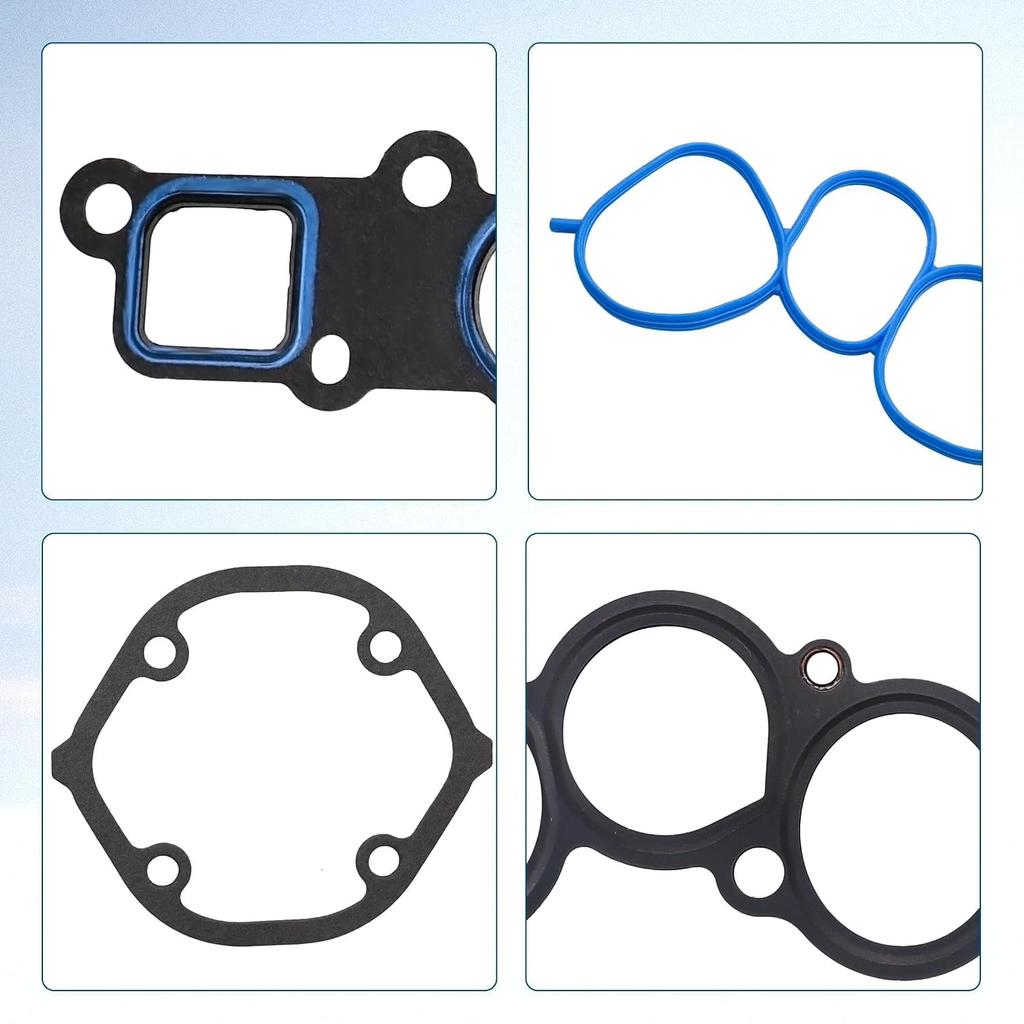 MS92766 Lower Upper Intake Manifold Gasket Set Fit for ES300 RX300 3.0L 1994-2003 for Avalon 3.0L 1995-2004 for Camry 3.0L 1994-2006 for Highlander