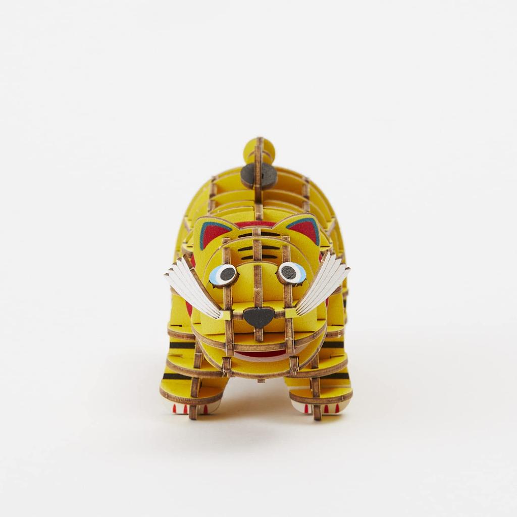 Tygrys A Puzzle 3D drewniane i zestaw do majsterkowania DIY dla dzieci i dorosłych zabawka edukacyjna dla chłopców i dziewcząt wspaniały element sztuki 3D i świetny prezent dla