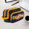 Zipper English Letter Pencil Bag Multi-layered Pen Pencil Case Stationery Storage Bag  Student