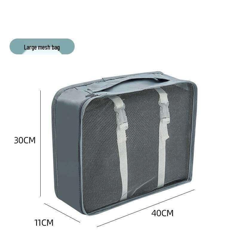 11-Piece Travel Organizer Set: Digital, Toiletry, Cosmetic, Clothes, Shoes, Dustproof Luggage Bags