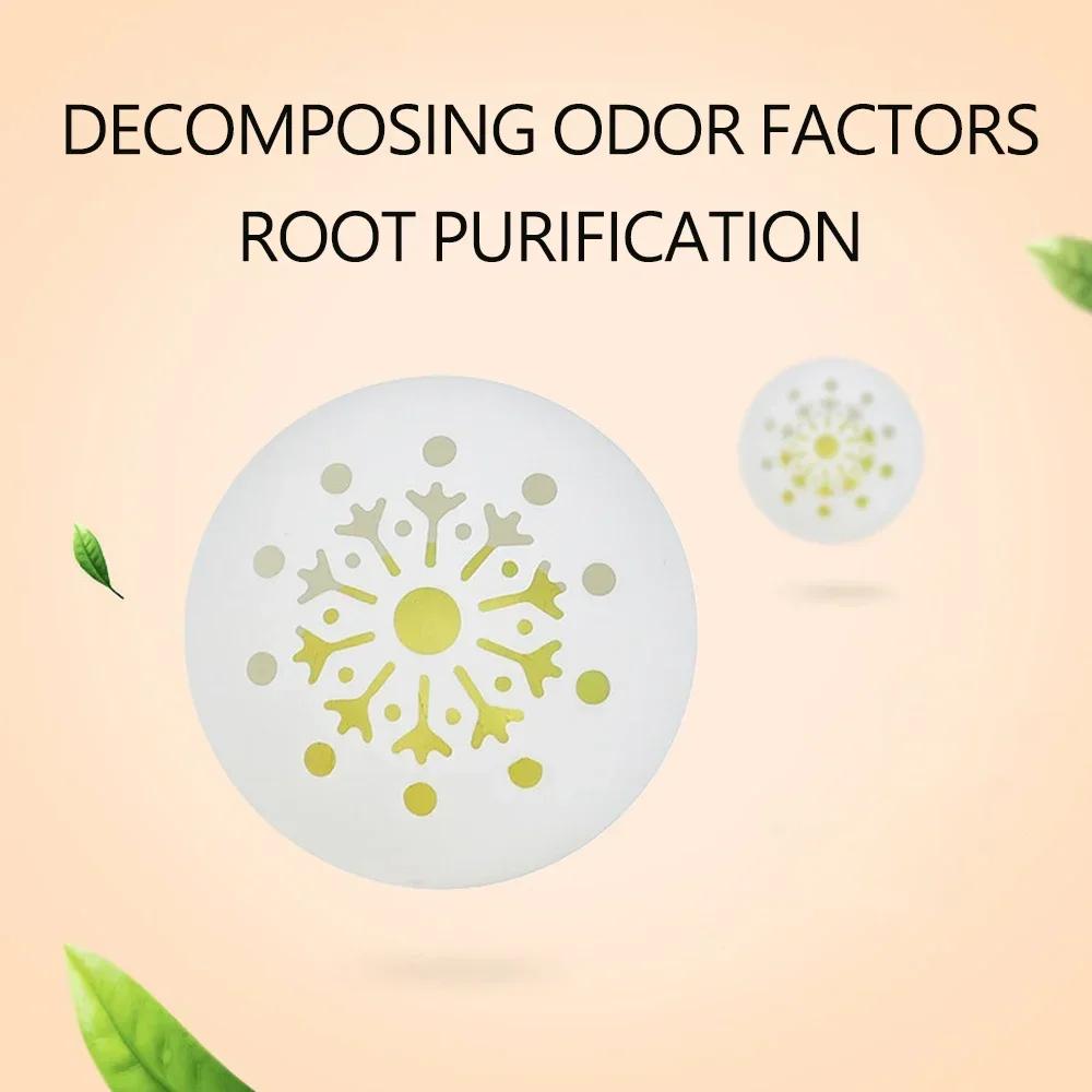 Dezodorant Odświeżacz Kulki 6szt do Butów Wielofunkcyjne Odświeżacze Zapach Jaśminu Obuwie Szafka na Buty Toaleta Dezodoryzacja