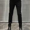 Slim-fitting Black Trousers, Thin and Versatile European Spring and Summer High-quality Light Luxury Business Pants, Men's Casual Trousers
