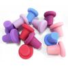 Silicone Creative Design Safe And Healthy 6 Colors Wine Stopper Bottle Caps Bottle Stopper Family Bar Preservation Tools