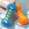 3Pcs Interactive Massage Toothbrush Dog Toy Squeaky Bones Textured Teething Bone Puppy Chew Toy for Medium Large Dogs