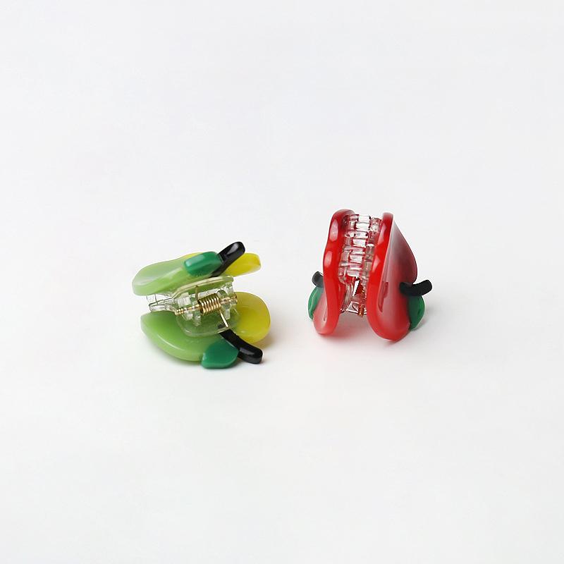 Cute Simulated Fruit Series Acetate Hair Claw For Women Girls Sweet Versatile Small Hair Clip  Hair Accessories Gifts