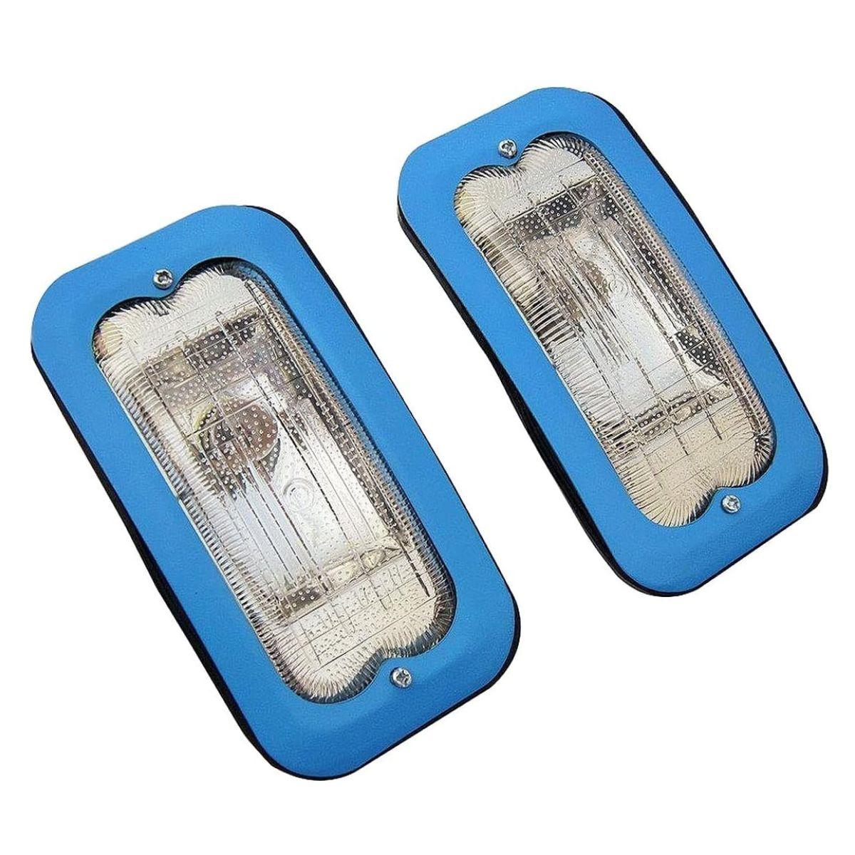 

Pair of Front Head Parking Lamps with 24V Bulbs Compatible with Bedford Commercial Trucks & Universal Vehicles синій