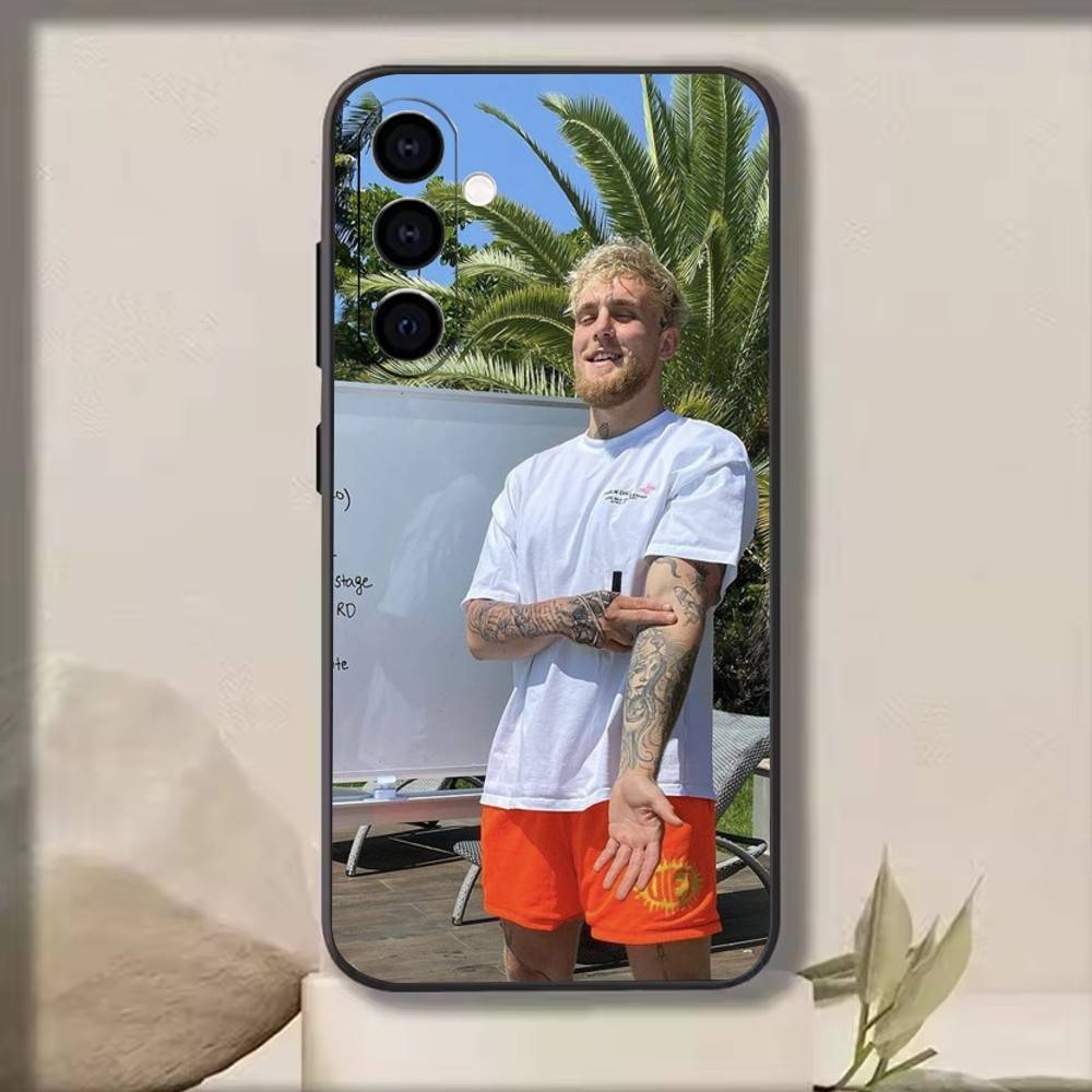 Jake Paul   Phone Case For Samsung Galaxy A73,A72,A71,A70,A53,A52,A51,Soft Silicone Black Cover