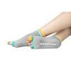 Zehenlose Halbzehen-Anti-Rutsch-Griff-Knöchel-Yoga-Socken Atmungsaktive Damen-Fünf-Zehen-Socken