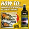 Headlight Repair Kit - Advanced repair fluid that can make the headlights clear and bright, prevent yellowing and oxidation,