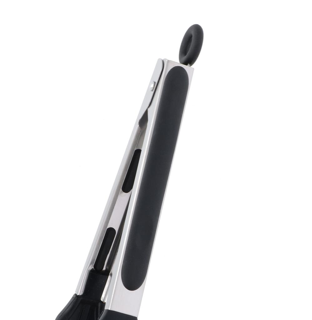 Takagi Silicone Tongs with Stoppers, 24cm, Set of 3, Cookware, Cooking Tongs, Easy OpenClose, Convenient Storage, Hard To Stick, Perfect for Serving,