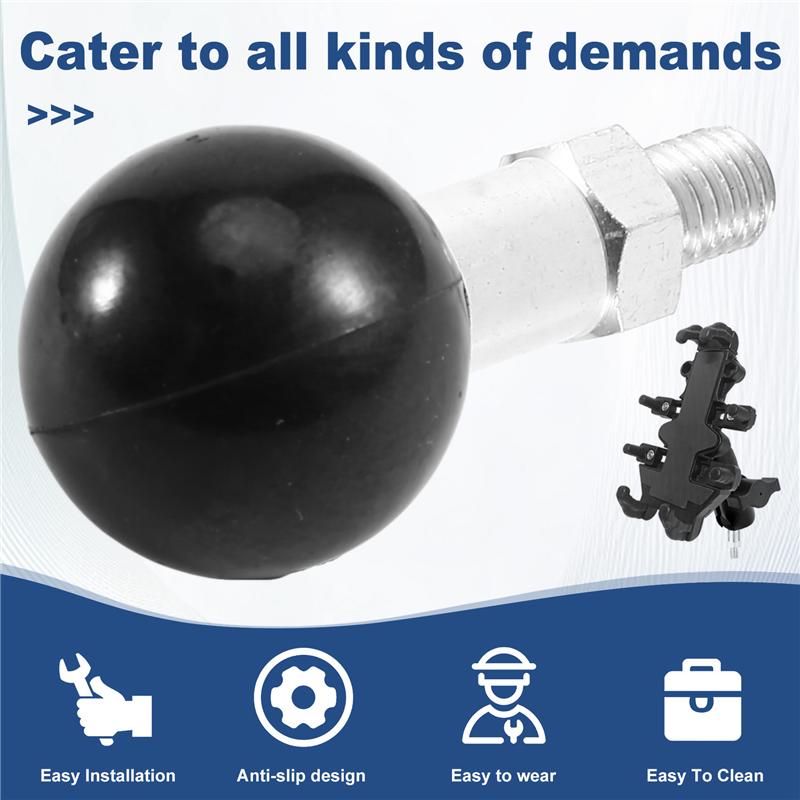 25Mm M8 Male Thread Mount Mounts Mirror Seat Ball M8 Screw Motorcycle Handlebar Base Bolt For Motorcycle Mount