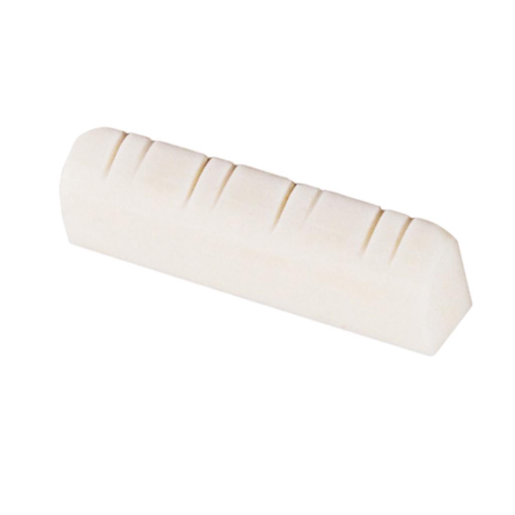 Mandolin Bone Nut 8 String Instrument Replacement Accessory Clear Tone for Mandolin Setup and Repair