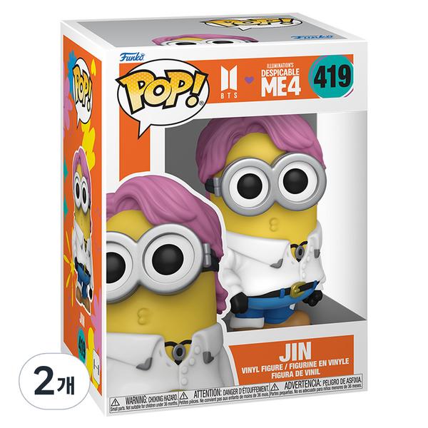 Pop Despicable Me 4 Minions x BTS Jin Figure 85965 2ea