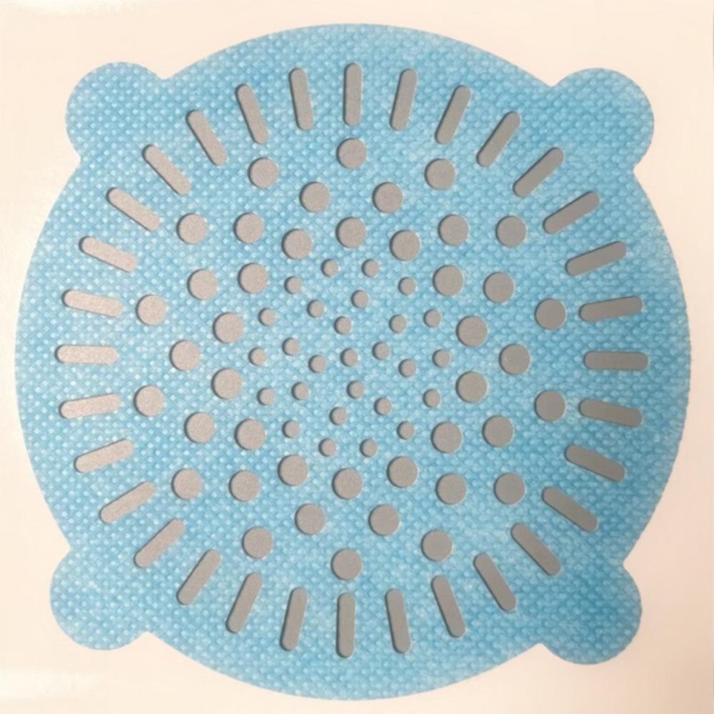 10pcs Hair Cleaning Disposable Floor Drain Sticker Anti-garbage Clogging Hair Filter  Kitchen