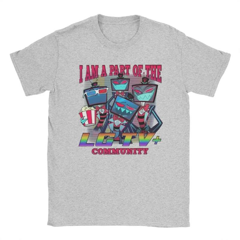 Women's Vox Hazbins Hotel T-shirt Retro Short Sleeve Round Neck T-shirt Plus Size T-shirt Loose Casual Shirt