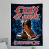 Retro Oozzy Oosbourne Band Colorful Tapestry Wall Hanging Hanging Tarot Hippie Wall Rugs Dorm Wall Art Decor