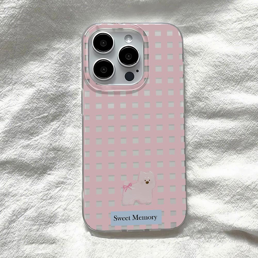 Painted Phone Case for iPhone 12 13 15 16 iPhone 16 12 13 14 15 Pro  14 15 16 Pro Max Coverage Shockproof Anti-Fingerprint Fresh Style Protective Case