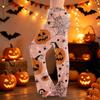 Women Drawstring Halloween Print Long Pants Casual Loose Fit Pajama Bottoms with Elastic Waistband for Home Lounge Sleepwear