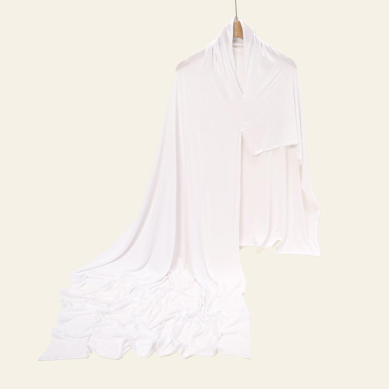 Jersey Hijab Instant Scarf Muslim Woman Bonnet Shawl Lady Long Wraps Church Prayer Turban Headband