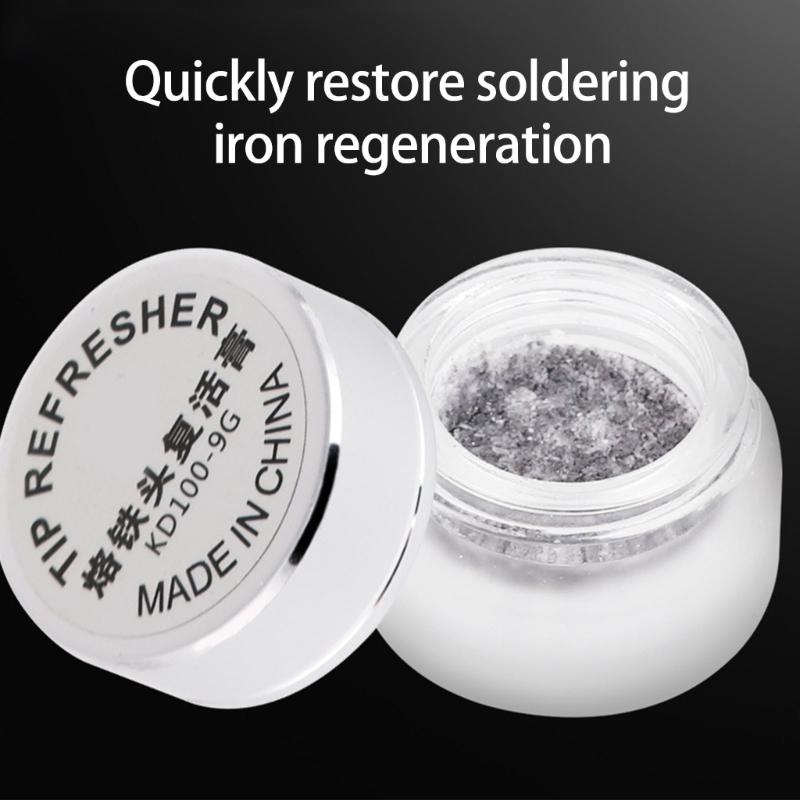 9g Soldering Iron Tip Cleaning Paste Soldering Iron Tip Tinner Activators Tip Cleaner Soldering Iron Tip Refresher